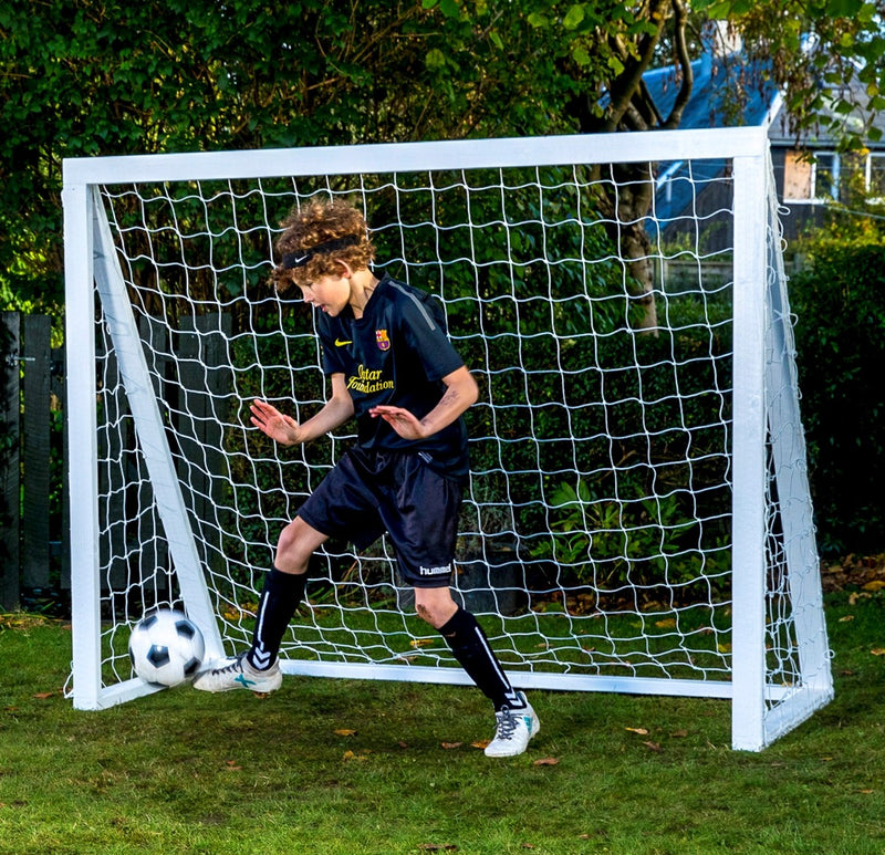 Homegoal Pro Senior Hvid fodboldmål 200 x 160 cm