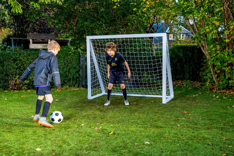 Homegoal Pro Senior Hvid fodboldmål 200 x 160 cm