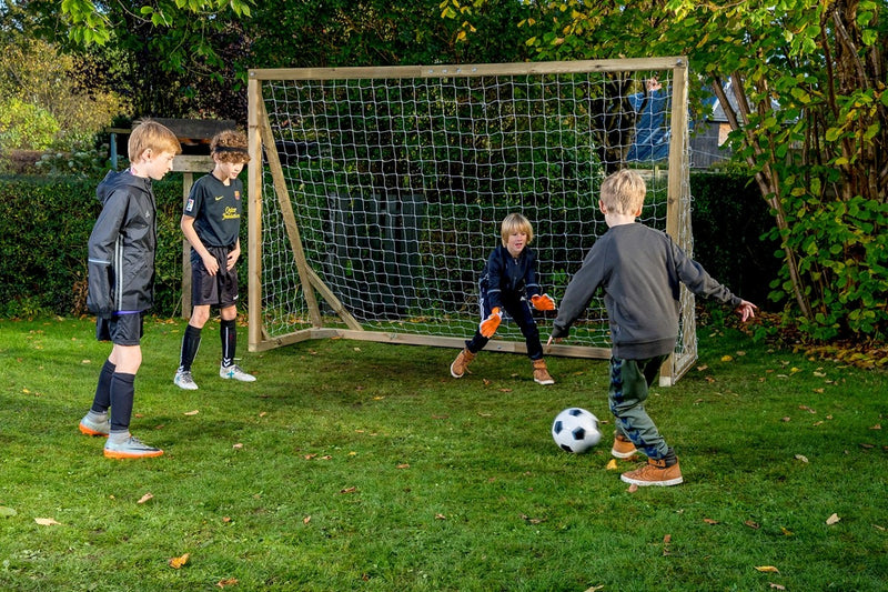 Homegoal Classic XL Natur fodboldmål 300 x 200 cm