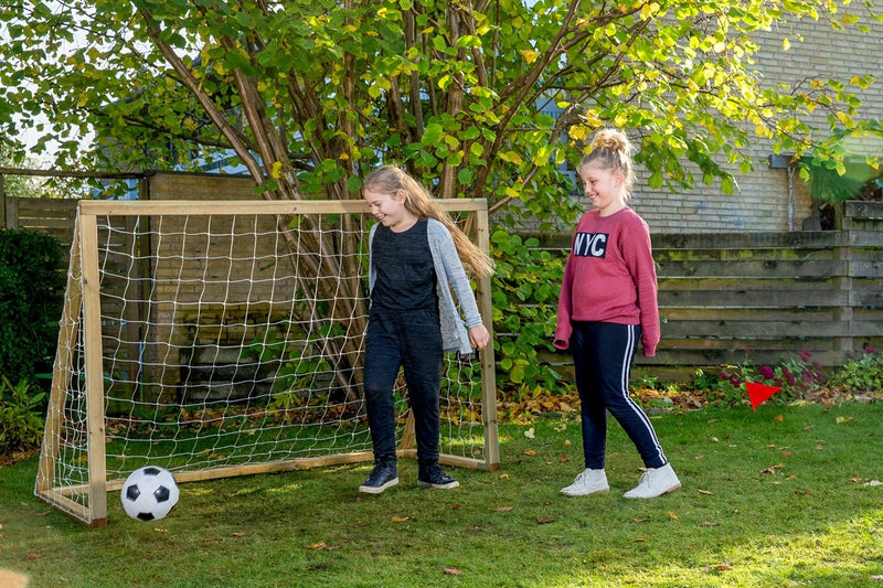 Homegoal Classic Junior Natur fodboldmål 175 x 140 cm