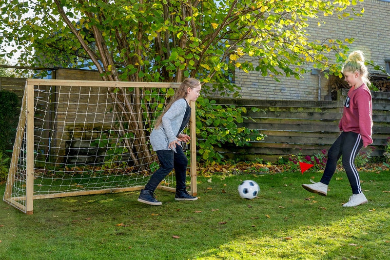 Homegoal Classic Junior Natur fodboldmål 175 x 140 cm