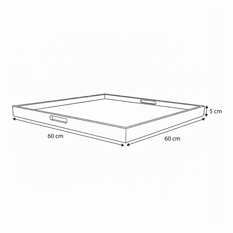 AXI Bayu Teak Bakke 60x60x5 cm
