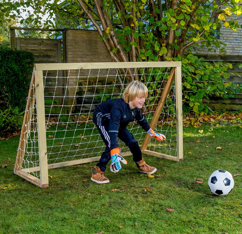 Homegoal Classic Mini Natur fodboldmål 150 x 120 cm