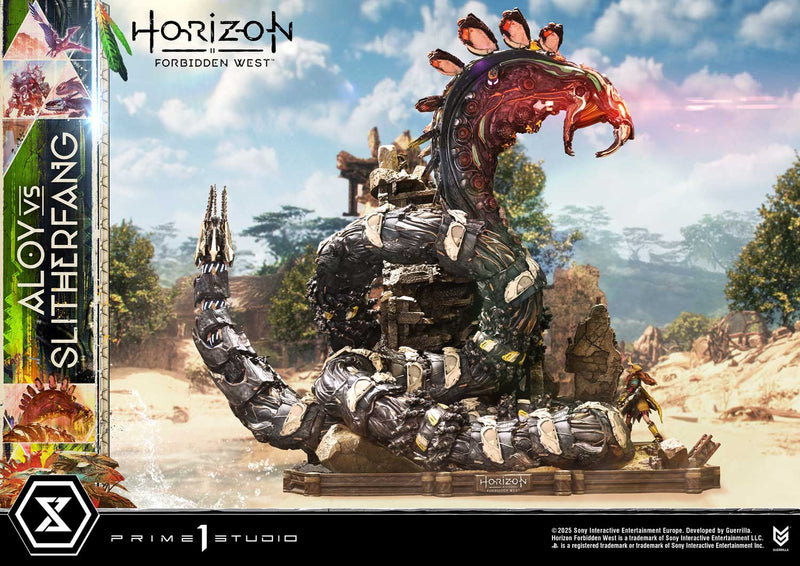 Prime 1 Studio Ultimate Diorama Masterline Horizon Forbidden West Aloy vs. The Slitherfang