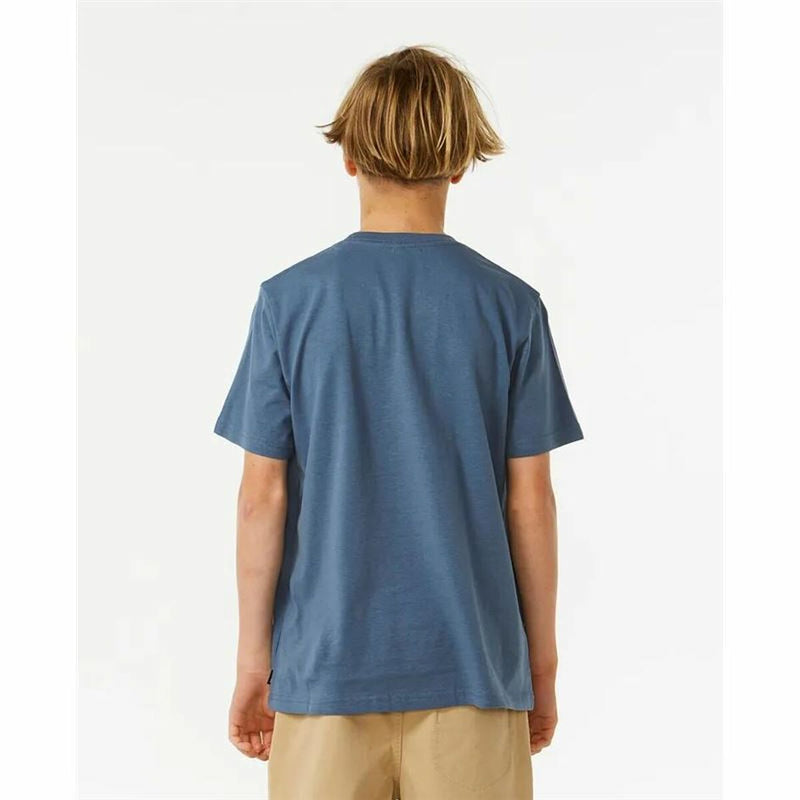 Børne Kortærmet T-shirt Rip Curl Lost Island Blå