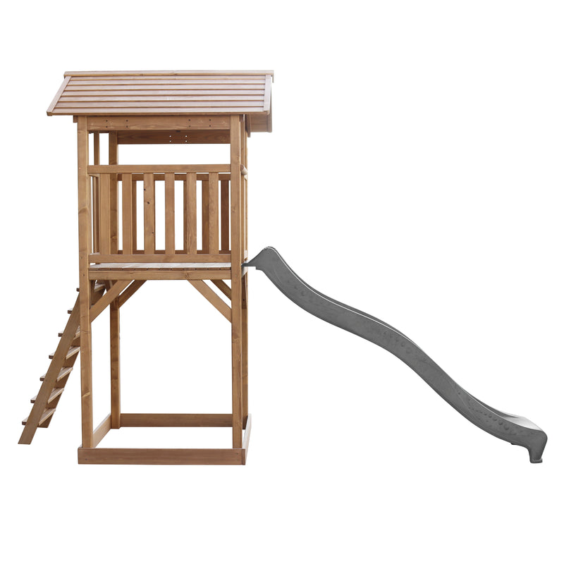 AXI Beach Tower Legetårn Brun- Grå Rutsjebane