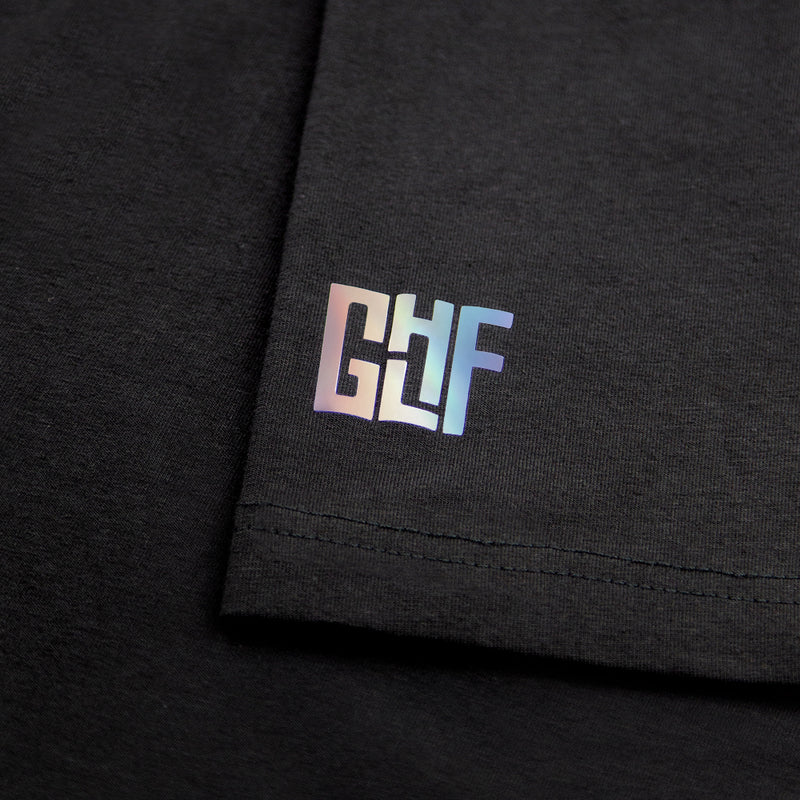 FragON - holografisk logo unisex T-shirt sort
