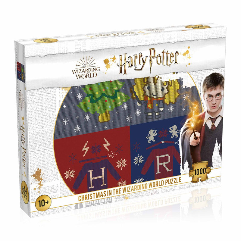 Winning Moves Harry Potter - Christmas in the Wizarding World puslespil 1000 brikker