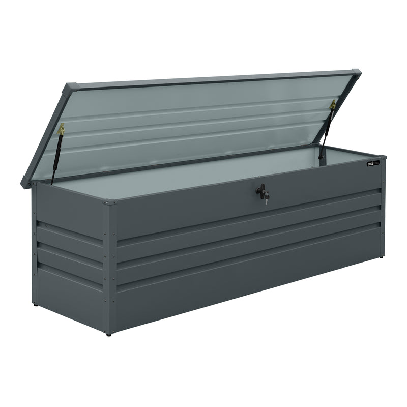 AXI Miles Metal Opbevaringsboks 1000 Antracit - 185x82x75cm