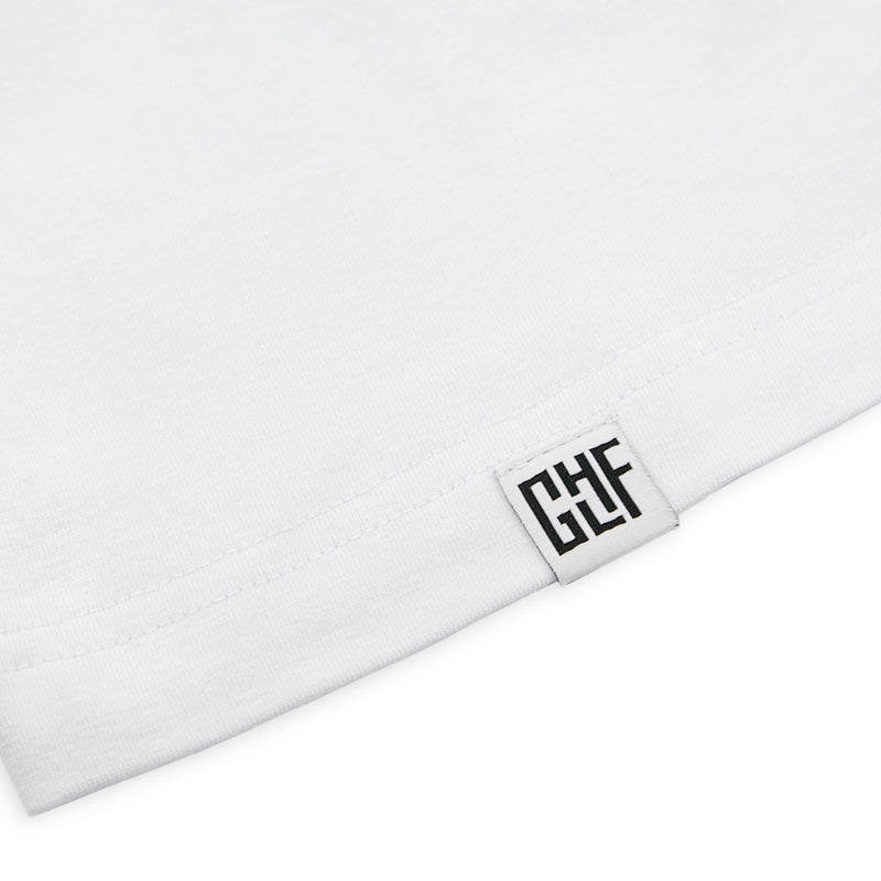 FragON - holografisk logo unisex T-shirt hvid
