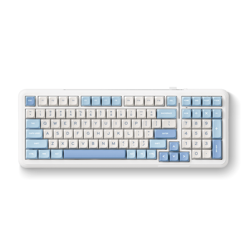 MCHOSE K99 himmelblå - trådløst mekanisk tastatur