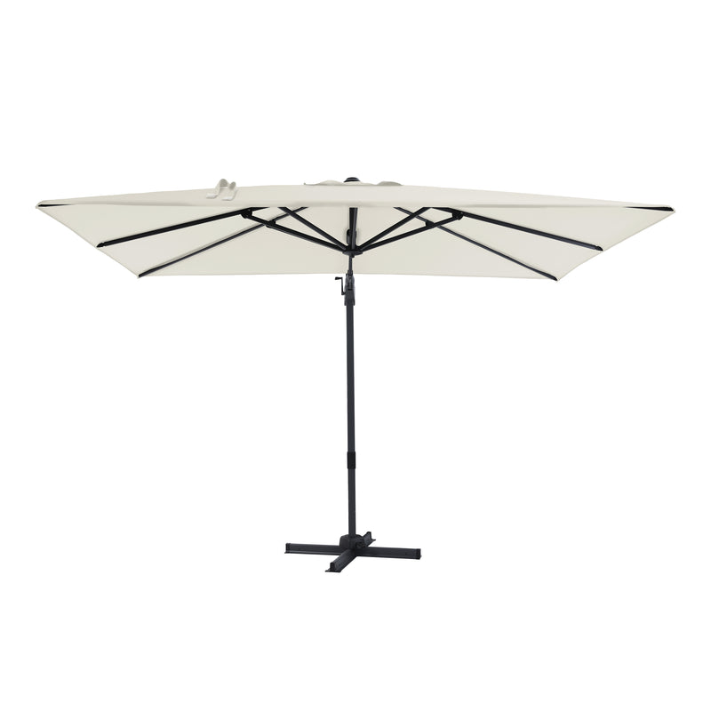 AXI Milad Premium Hængeparasol 200x300cm - Grå/Beige