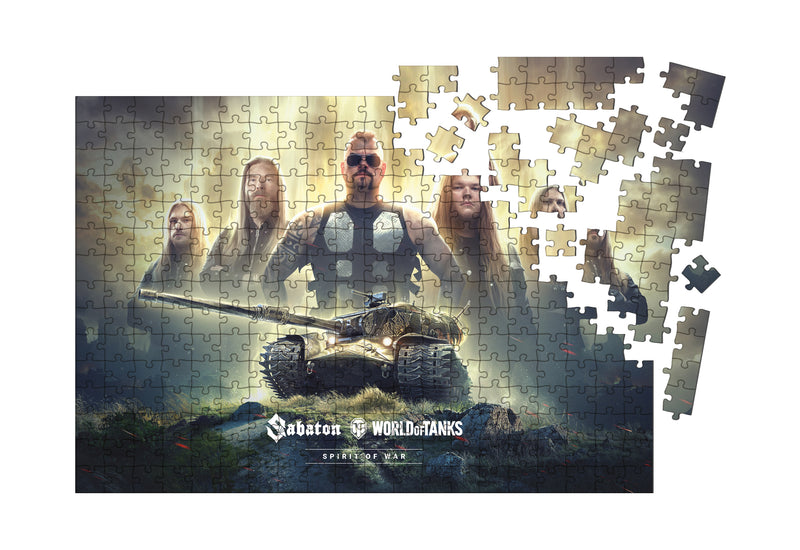 World of Tanks Sabaton - Band puslespil Limited Edition, 1000 brikker