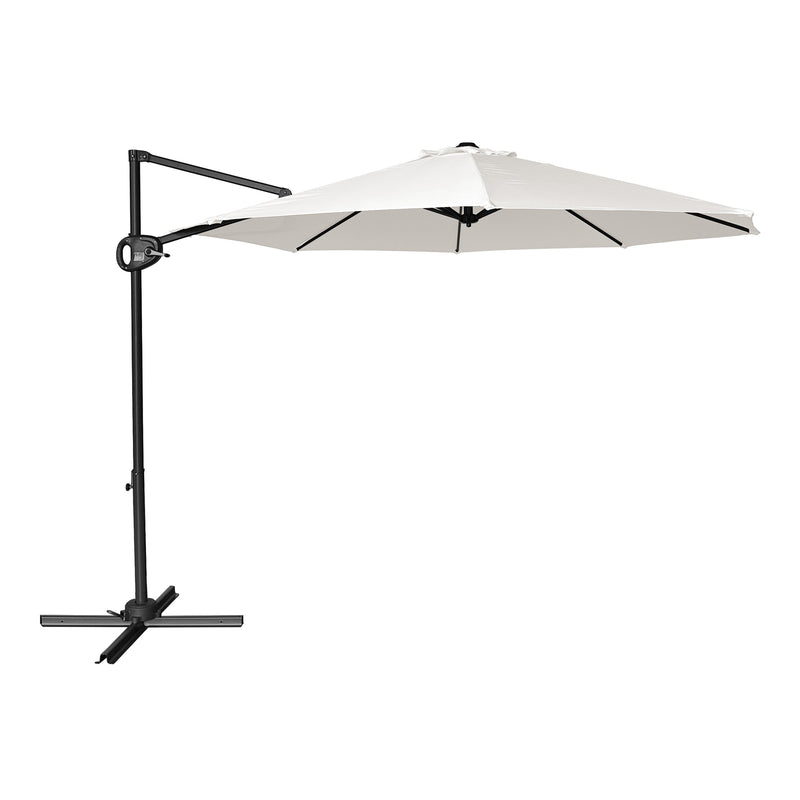 AXI Solea Hængeparasol Ø 300cm Antracit/Beige