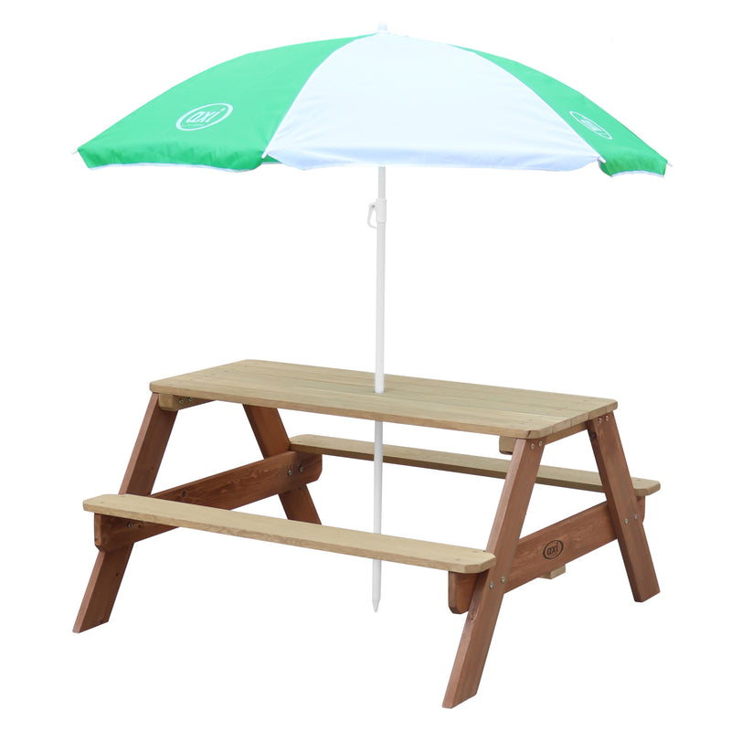 AXI Parasol Ø125 cm - Grøn/Hvid