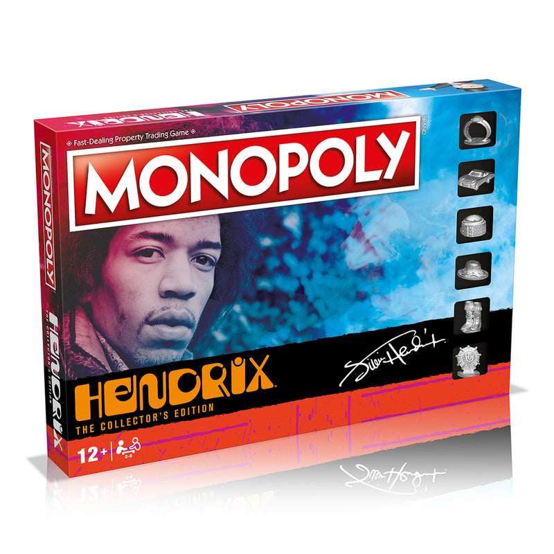 Winning Moves Jimi Hendrix - Monopoly engelsk