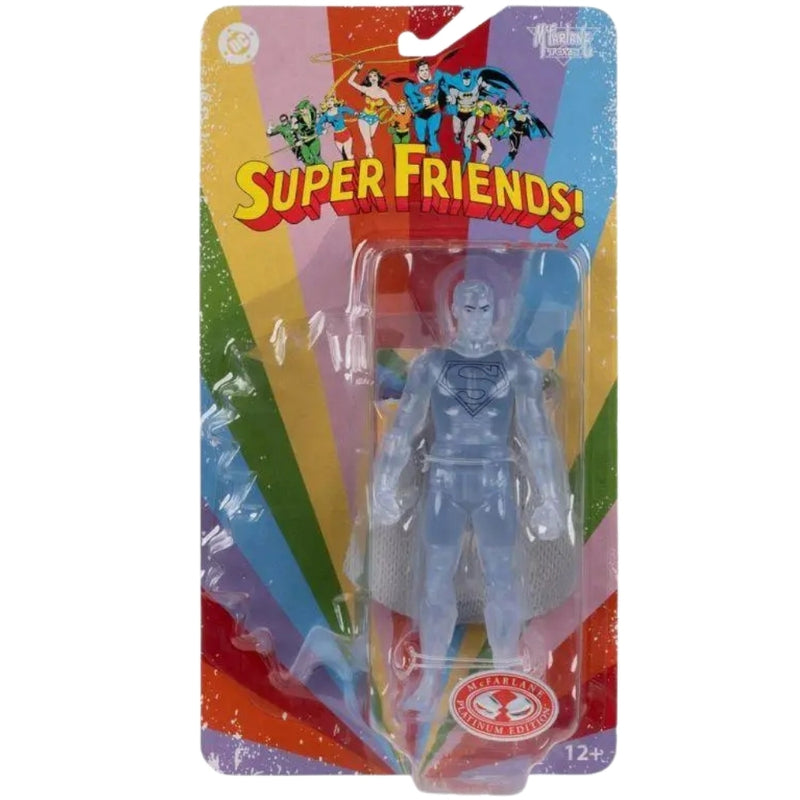 DC RETRO 6 tommer WV16 - SUPER FRIENDS - SUPERMAN CRYSTALIZED (CHASE)