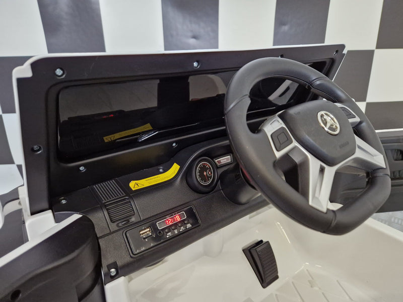 Mercedes-AMG G63 6x6 12V elbil til børn – hvid