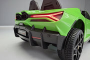 Lamborghini Revuelto 24V elbil til børn – 2 personer, grøn