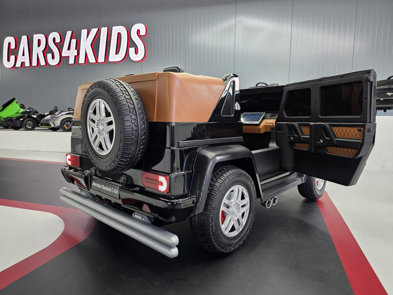Mercedes-Benz Maybach G650 XXL 24V elbil til børn med MP4-skærm – 2 personer