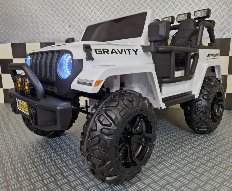 Gravity 12V børnejeep – 2 personer