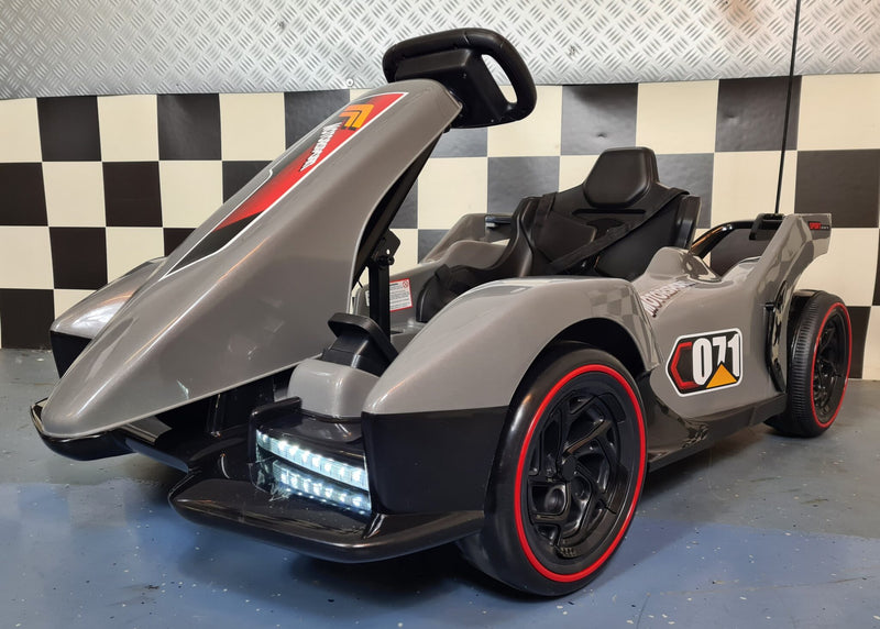 Formel 1-gokart 24V til børn med fjernbetjening