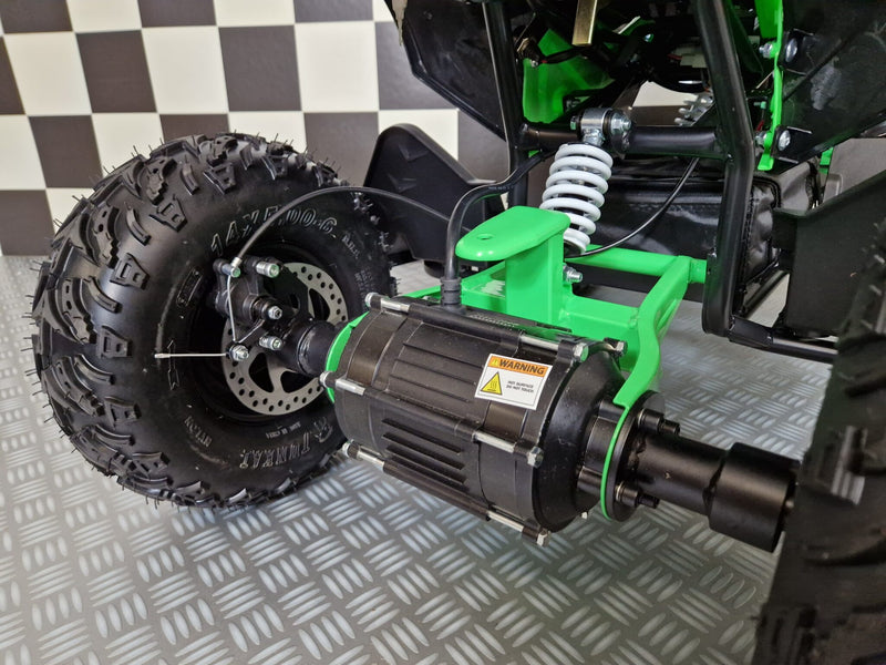 Børnequad 48V med brushless motor – grøn
