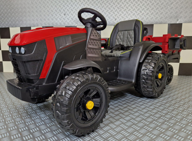 Farmer børnetraktor 12V med fjernbetjening