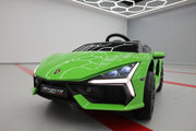 Lamborghini Revuelto 24V elbil til børn – 2 personer, grøn