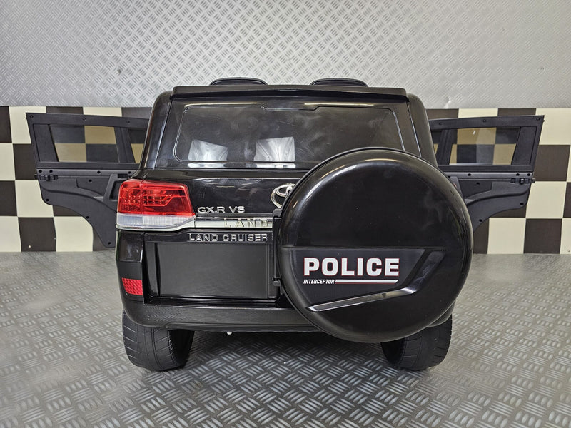 Toyota Land Cruiser politibil 24V elbil til børn