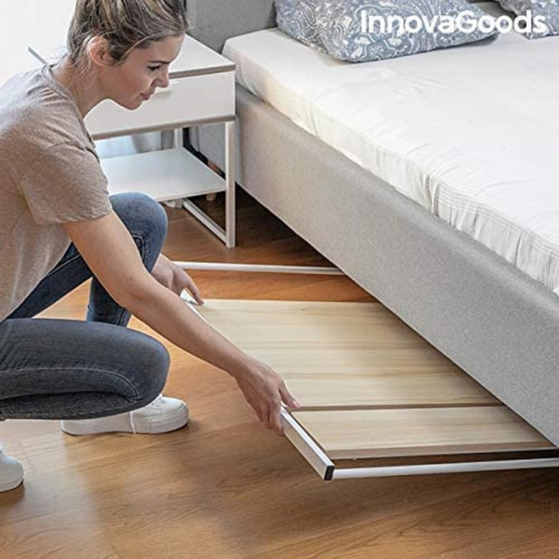 Foldbart skrivebord med hylde InnovaGoods V0103260 Træ (Refurbished C)