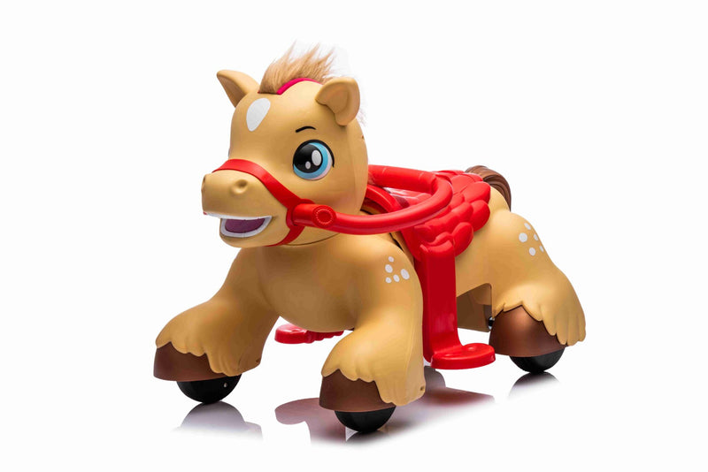 Elektrisk pony 12V til børn – brun