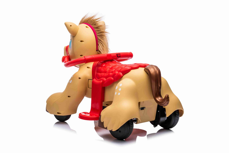 Elektrisk pony 12V til børn – brun