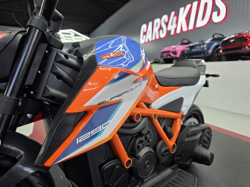 KTM 1290 Super Duke 12V elmotorcykel til børn