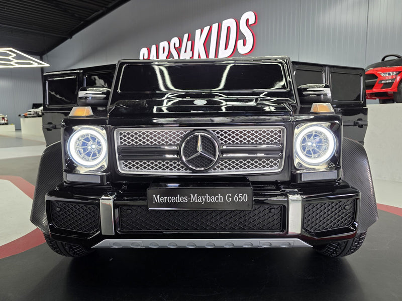 Mercedes-Benz Maybach G650 XXL 24V elbil til børn med MP4-skærm – 2 personer