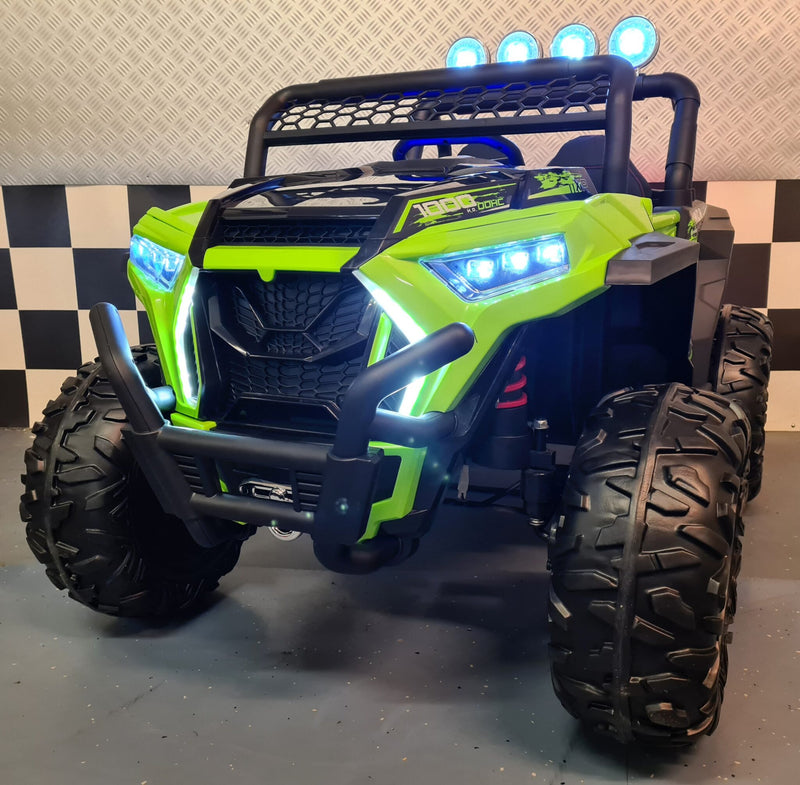 Børnebuggy 12V – grøn