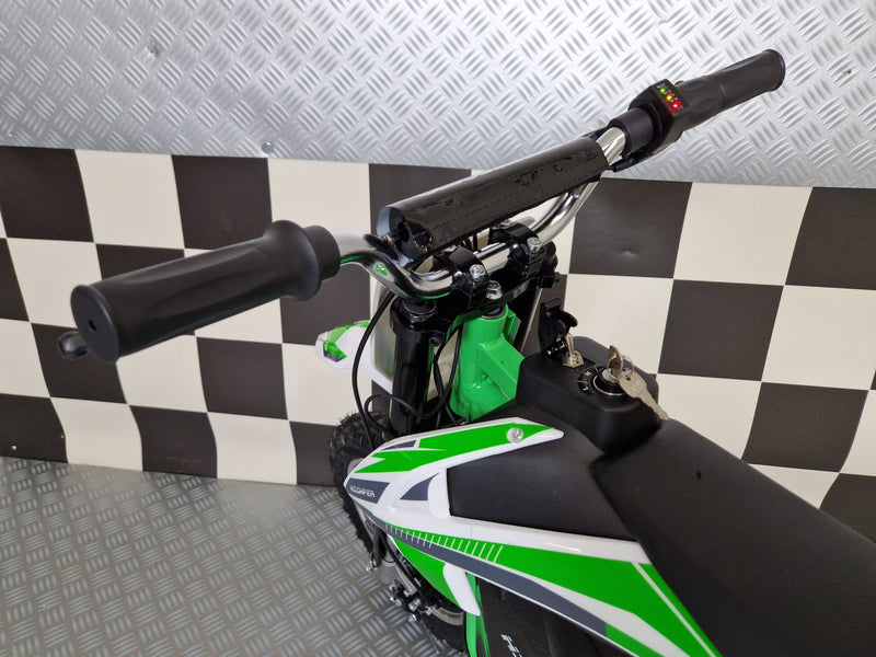 Elektrisk crossmotorcykel 36V til børn – grøn