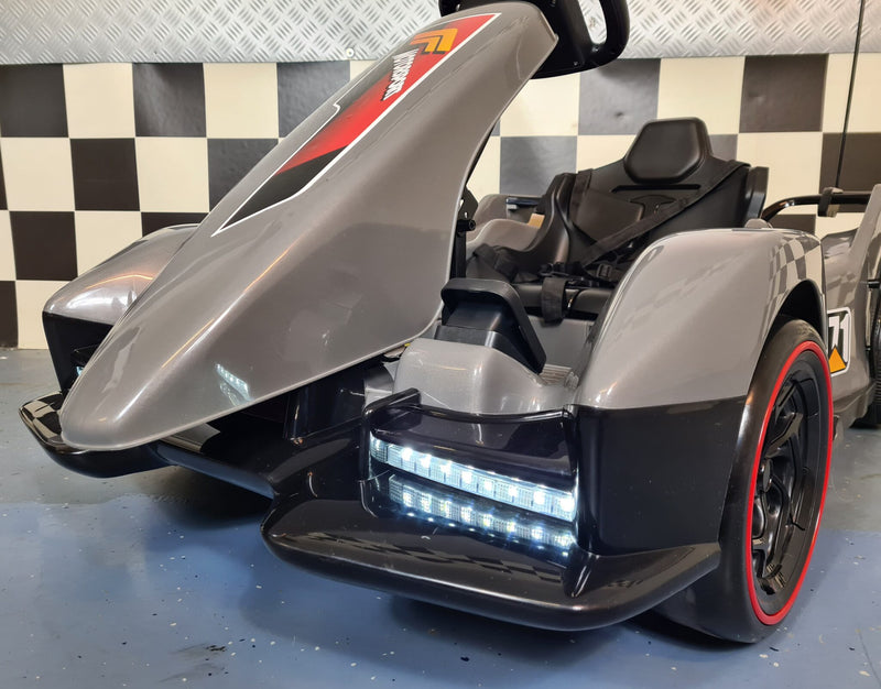 Formel 1-gokart 24V til børn med fjernbetjening