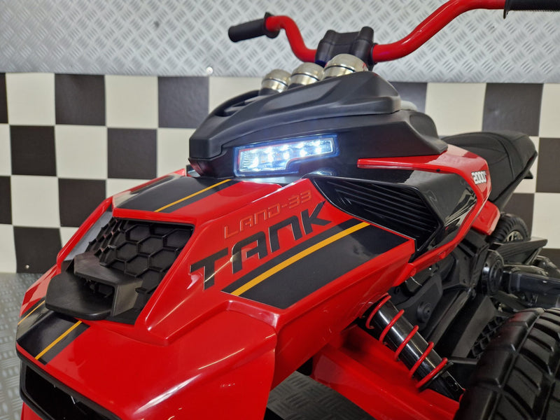 Spyder 12V elmotorcykel til børn – rød