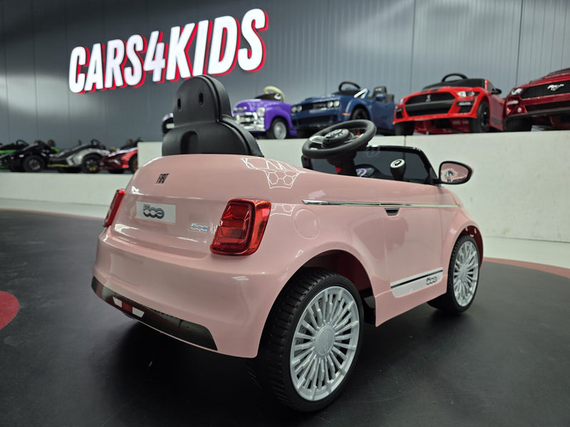 Fiat 500 12V elbil til børn – pink
