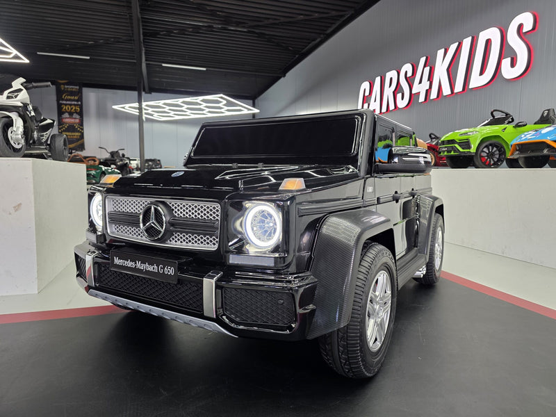Mercedes-Benz Maybach G650 XXL 24V elbil til børn med MP4-skærm – 2 personer