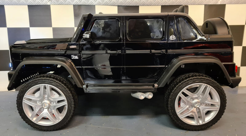 Mercedes-Maybach G650 12V elbil til børn – metallic sort