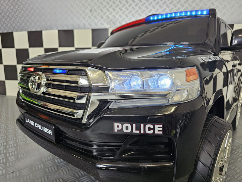 Toyota Land Cruiser politibil 24V elbil til børn