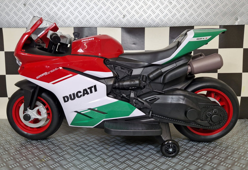 Ducati Panigale 12V elmotorcykel til børn