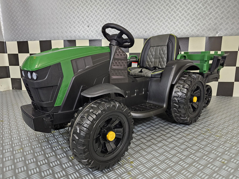 Farmer børnetraktor 12V med fjernbetjening