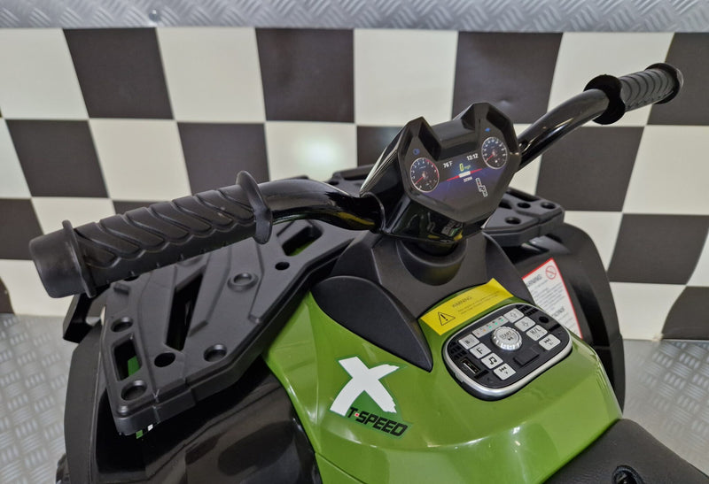Børnequad 24V – armygrøn