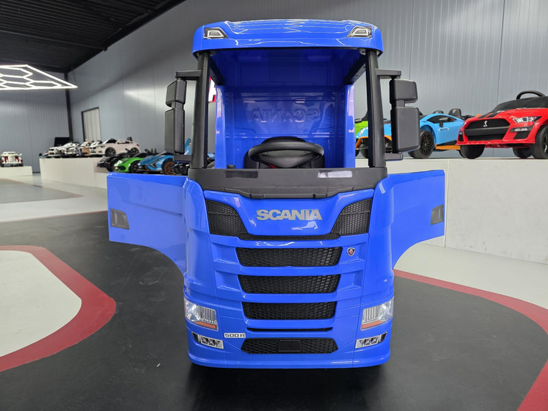 Scania lastbil 12V elbil til børn – blå