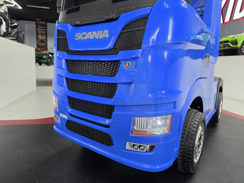 Scania lastbil 12V elbil til børn – blå