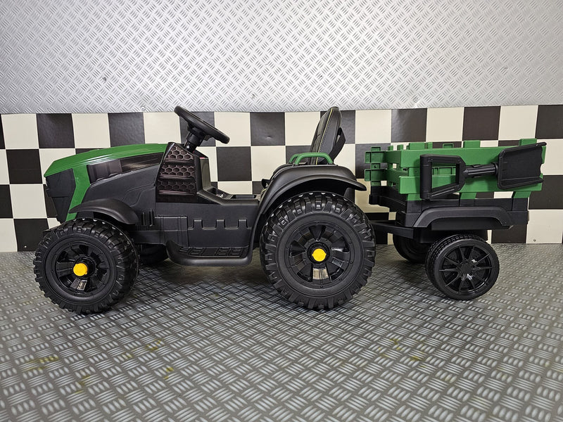 Farmer børnetraktor 12V med fjernbetjening