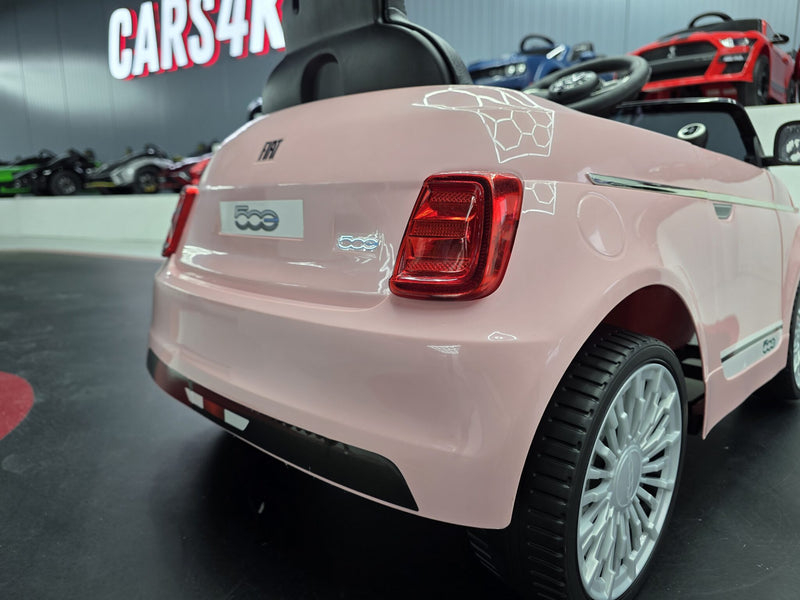 Fiat 500 12V elbil til børn – pink